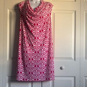 Tommy Bahama Red and White Midi Dress